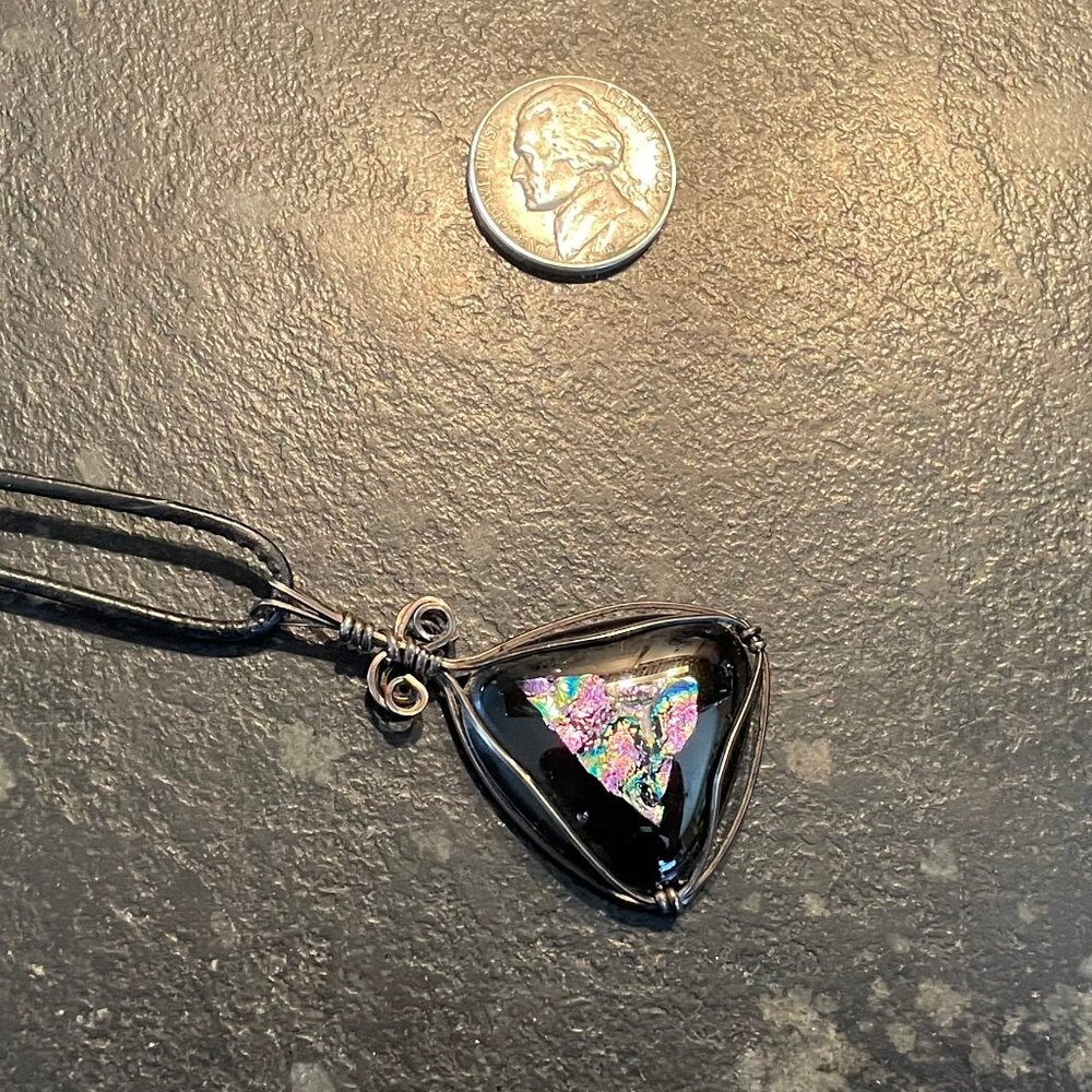 Beautiful Handcrafted Glass Pendant Necklace